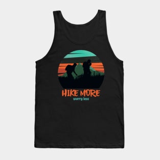 Hike More Worry Less Men Hiking Tank Top